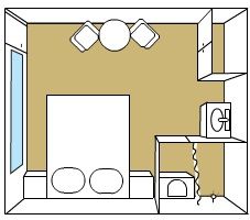 Admiral Stateroom Plan