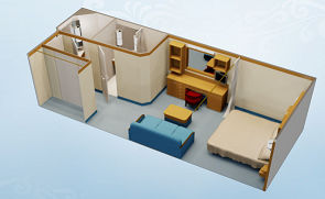 Deluxe Inside Stateroom Plan