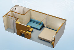 Standard Inside Stateroom Plan