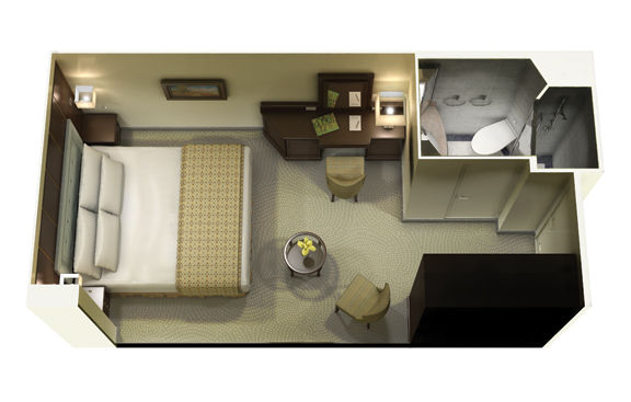 G - Inside Stateroom Plan