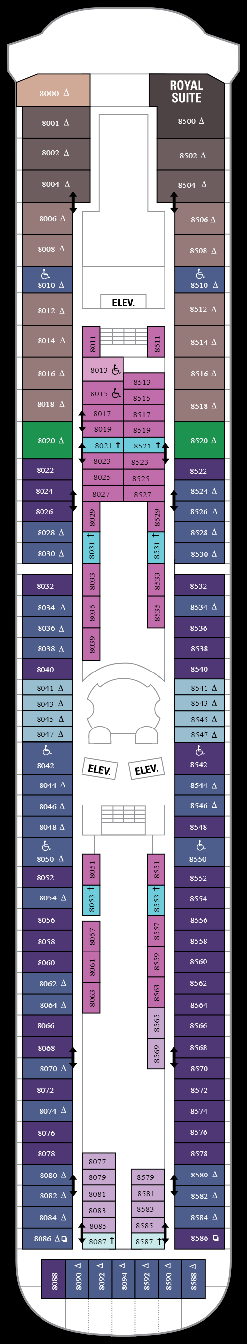 Deck 8 (25 Apr 2020 - 09 Apr 2021)