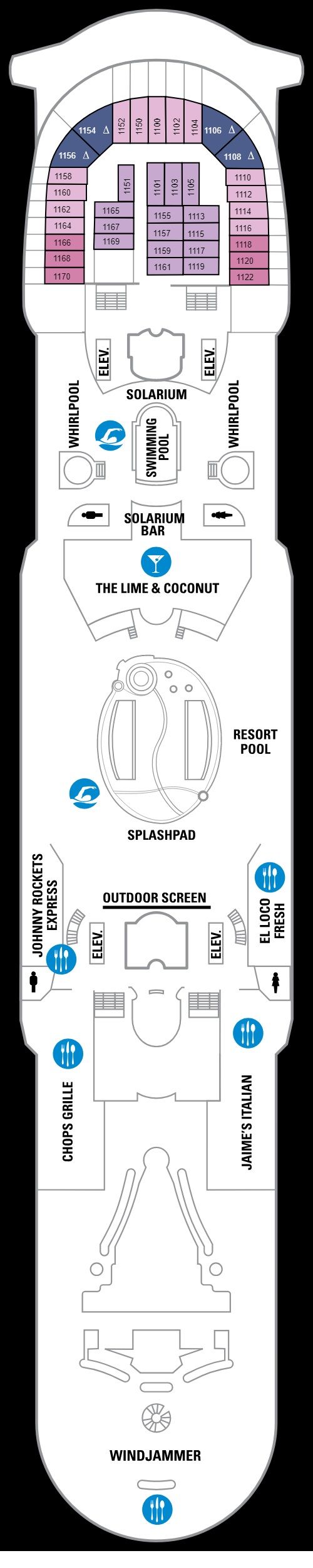 Deck 11 (26 Apr 19 - 27 Apr 2020)