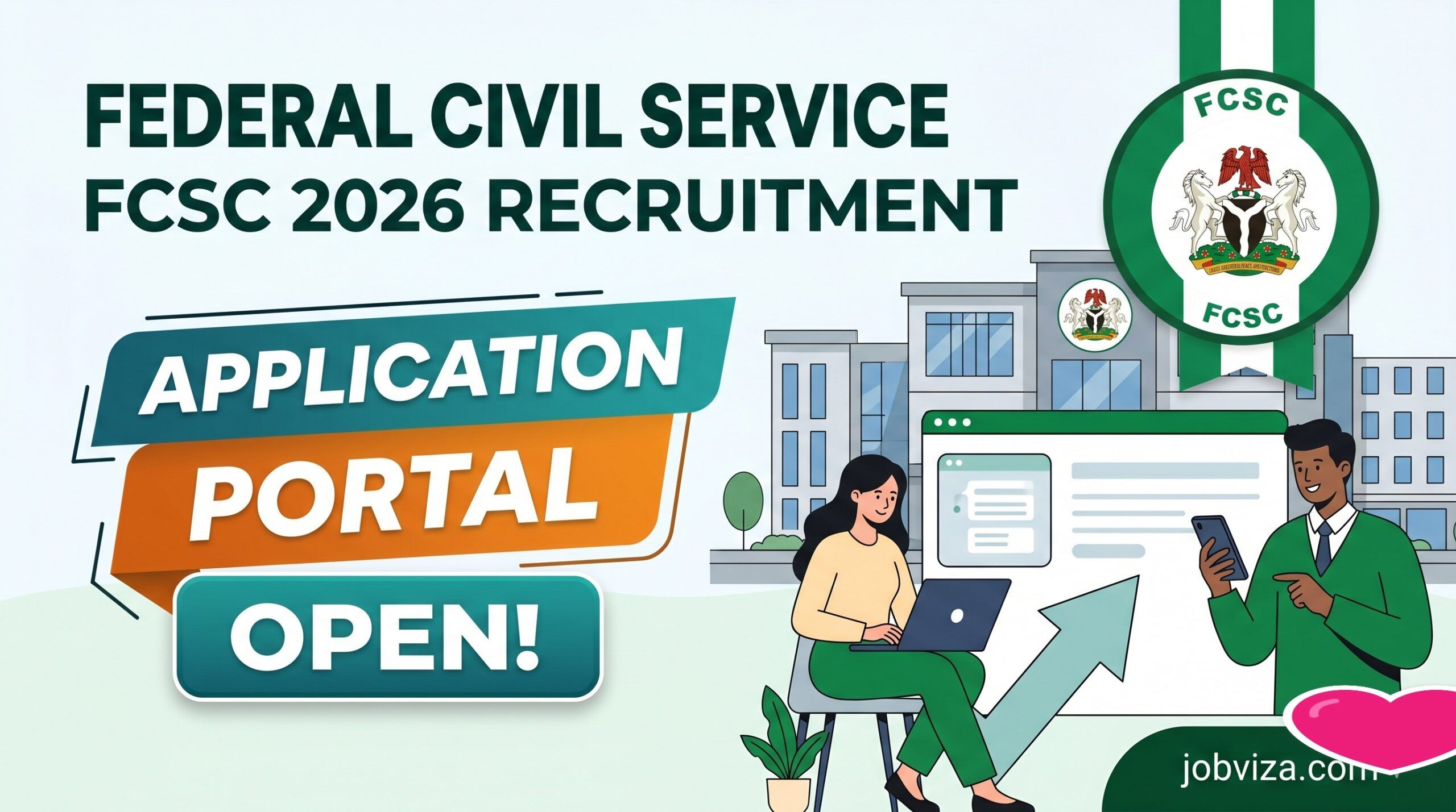 Federal Civil Service FCSC 2026 recruitment Application Portal Open