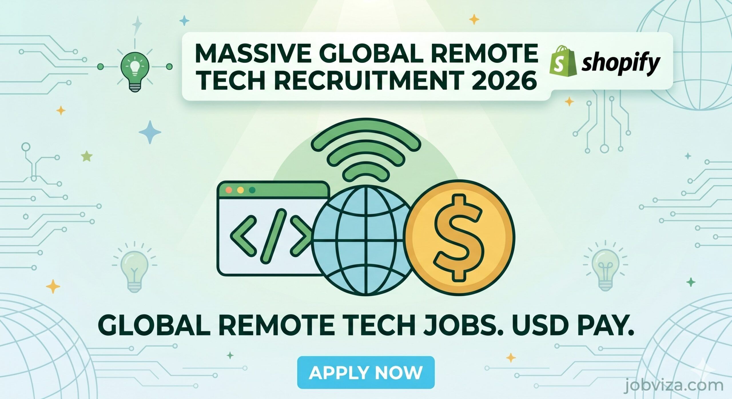 Massive Shopify Global Remote Tech Recruitment 2026 Apply To Earn In Dollars