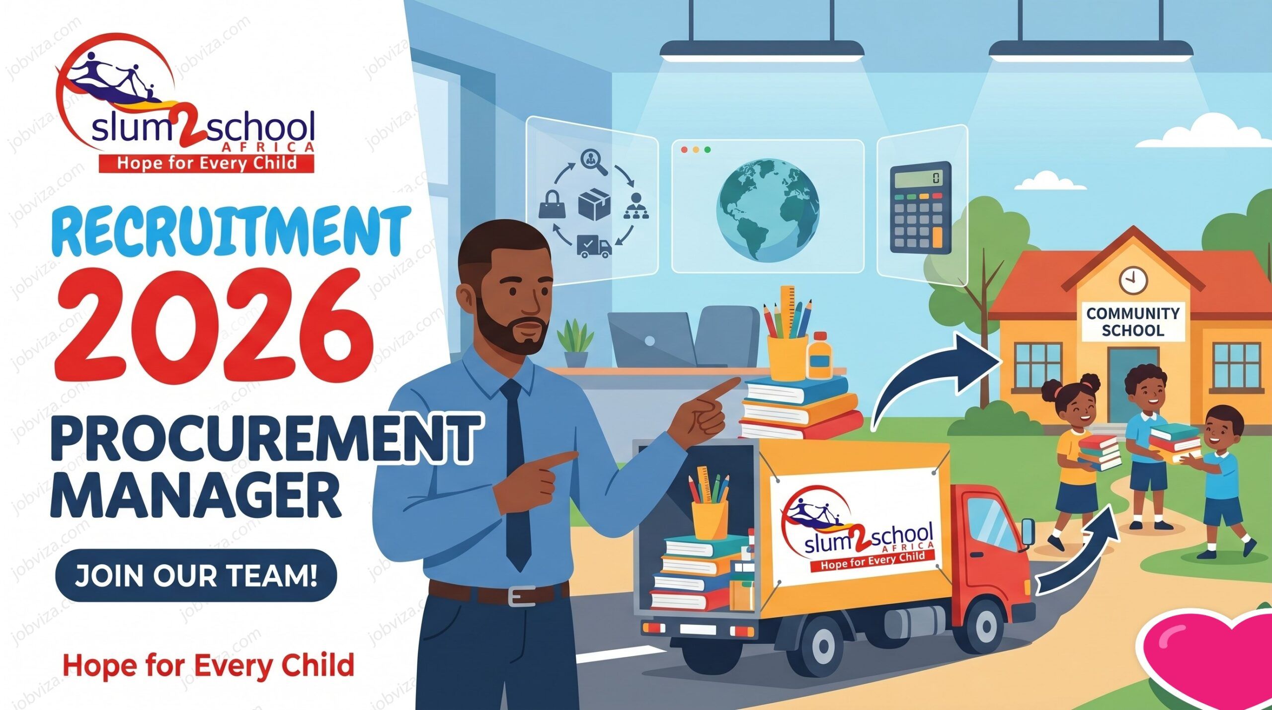 Slum2School Africa Recruitment 2026 Procurement Manager Sourcing Link