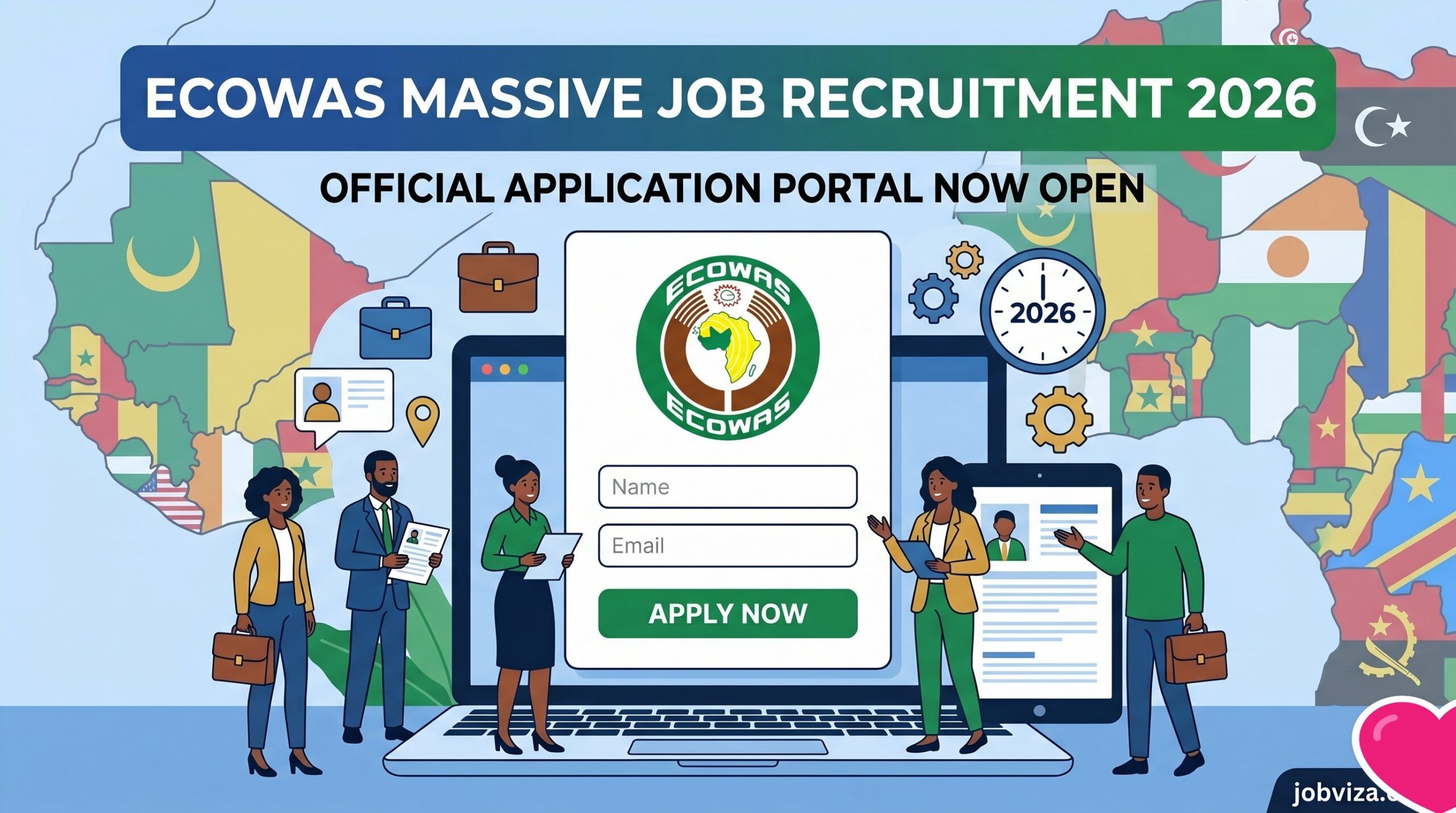 ECOWAS Massive Job Recruitment 2026 Official Application Portal Open