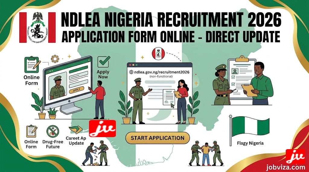 NDLEA Nigeria Recruitment Application Form Online 2026 Direct Update