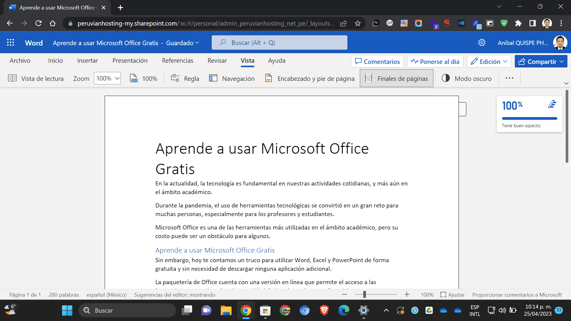Aprende a Utilizar Microsoft Office Gratis