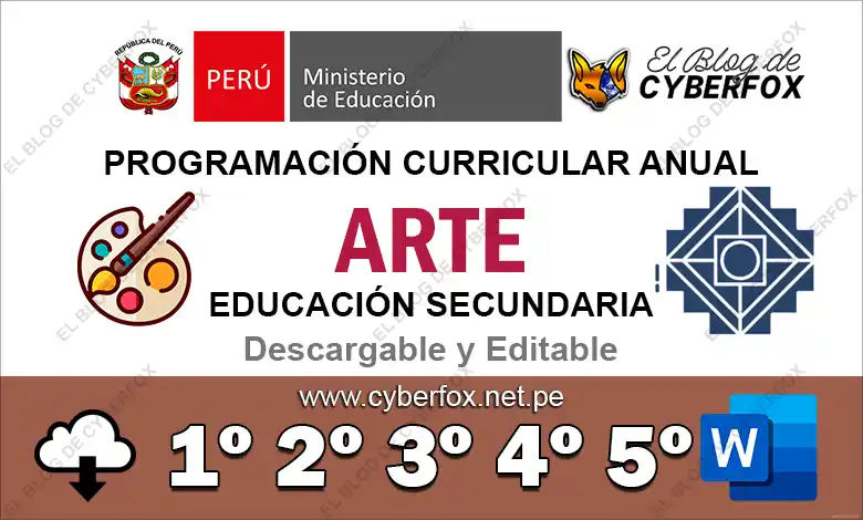 Programación Curricular Anual Arte y Cultura