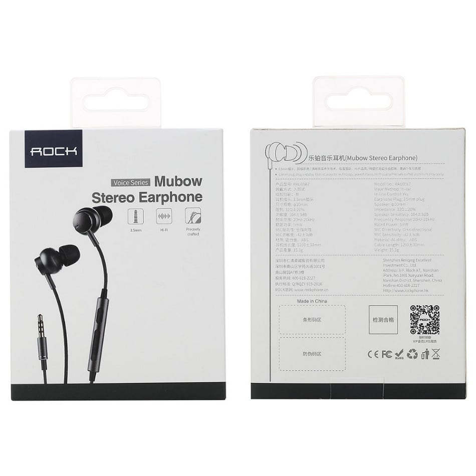 Rock RAU0567 Earphone Rock RAU0567 Earphone