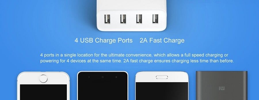 Xiaomi Mi USB Charger 4 Ports Xiaomi Mi USB Charger 4 Ports