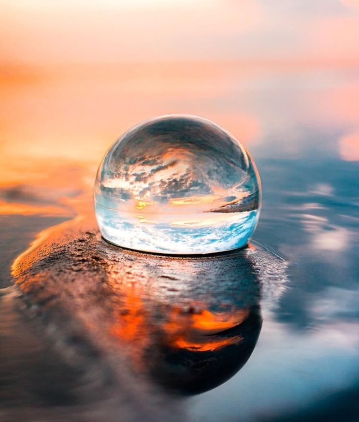 Photography Lensball 80mm Photo Caption Photography Lensball 80mm Photo Caption