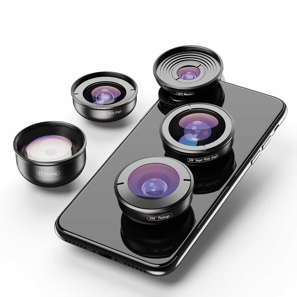 Apexel 5 in 1 Professional HD Lens for SmartPhone SOP