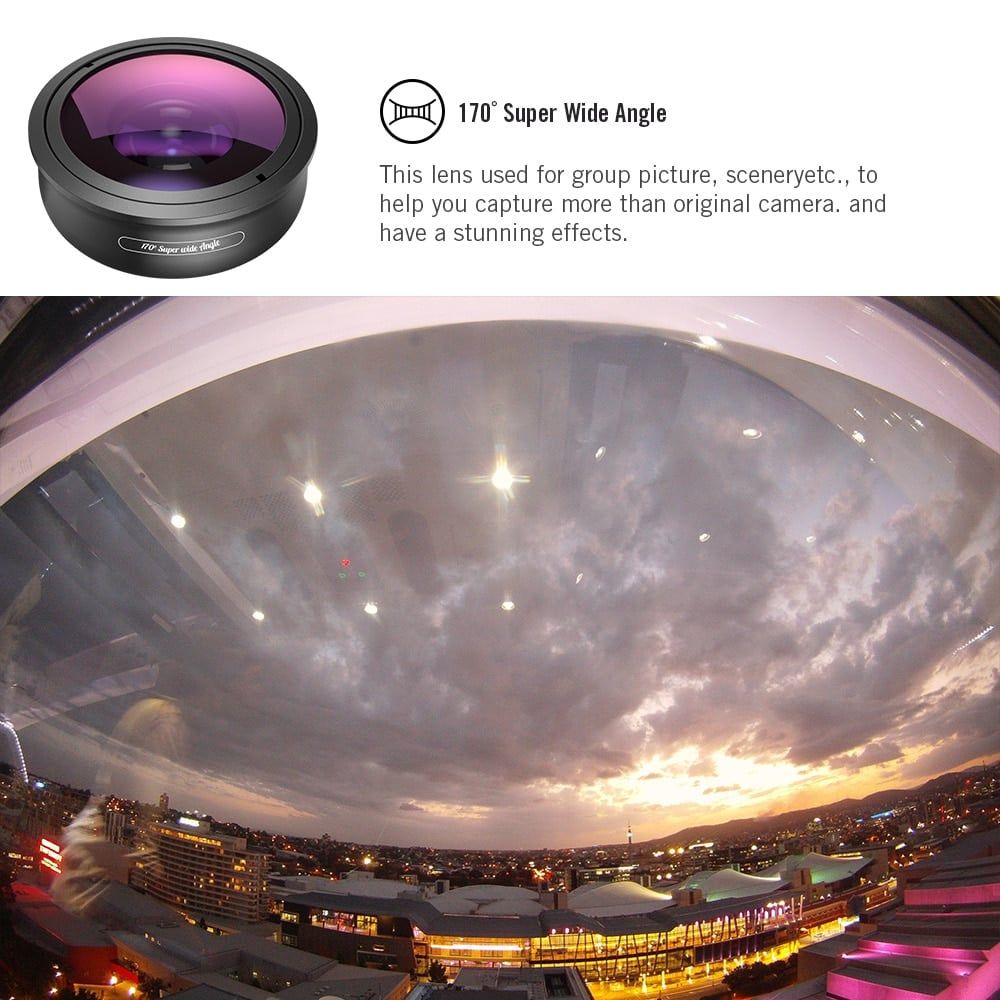 Apexel 5 in 1 Professional HD Lens for SmartPhone SOP