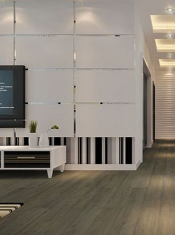 luxury vinyl flooring in a modern Vancouver home