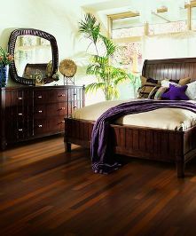 hardwood floor in a Langley bedroom