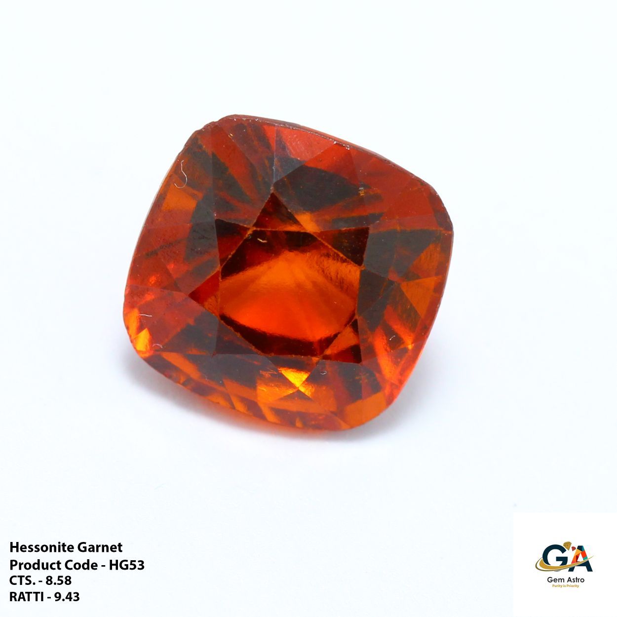 HG53.jpg Hessonite Garnet (Gomed) 5.58 Carat (9.43 Ratti) - Image 1