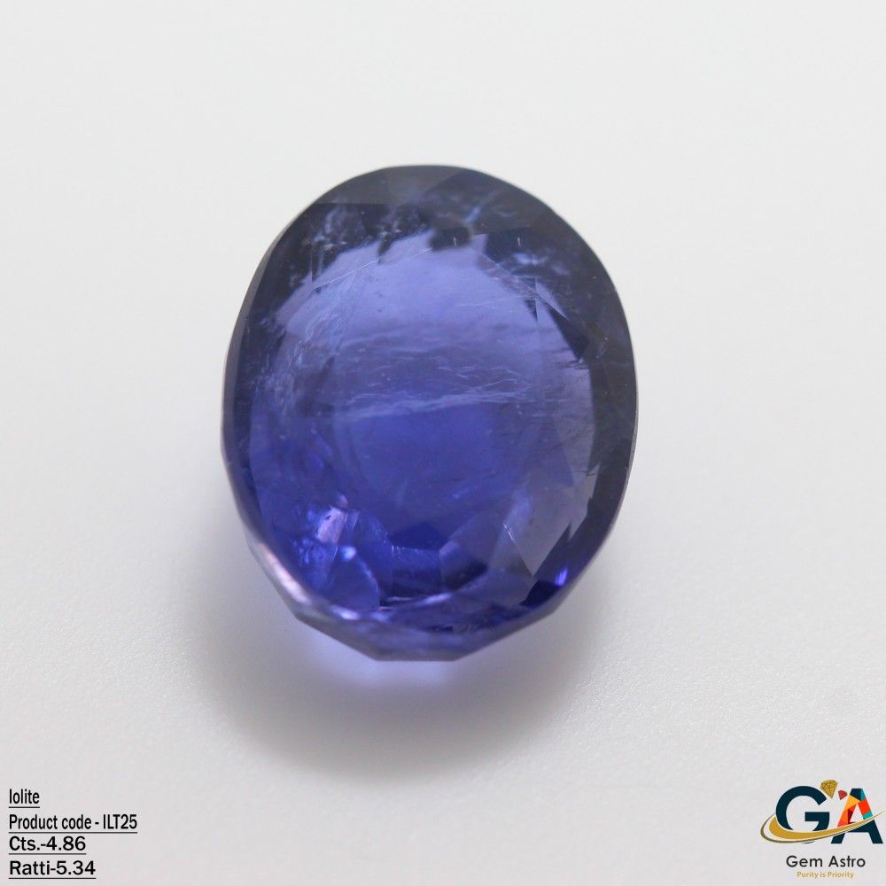 ILT25.jpeg Iolite 4.86 Carat (5.34 Ratti) - Image 1