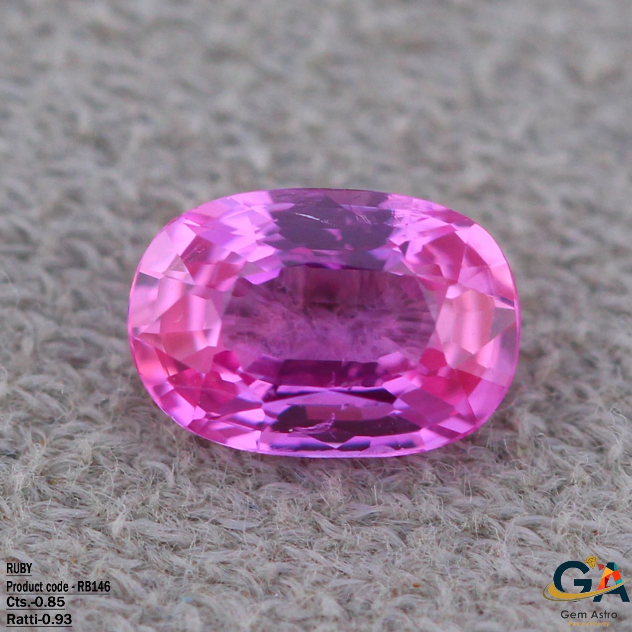 RB146.jpg Ruby 0.85 Carat (0.93 Ratti) - Image 1