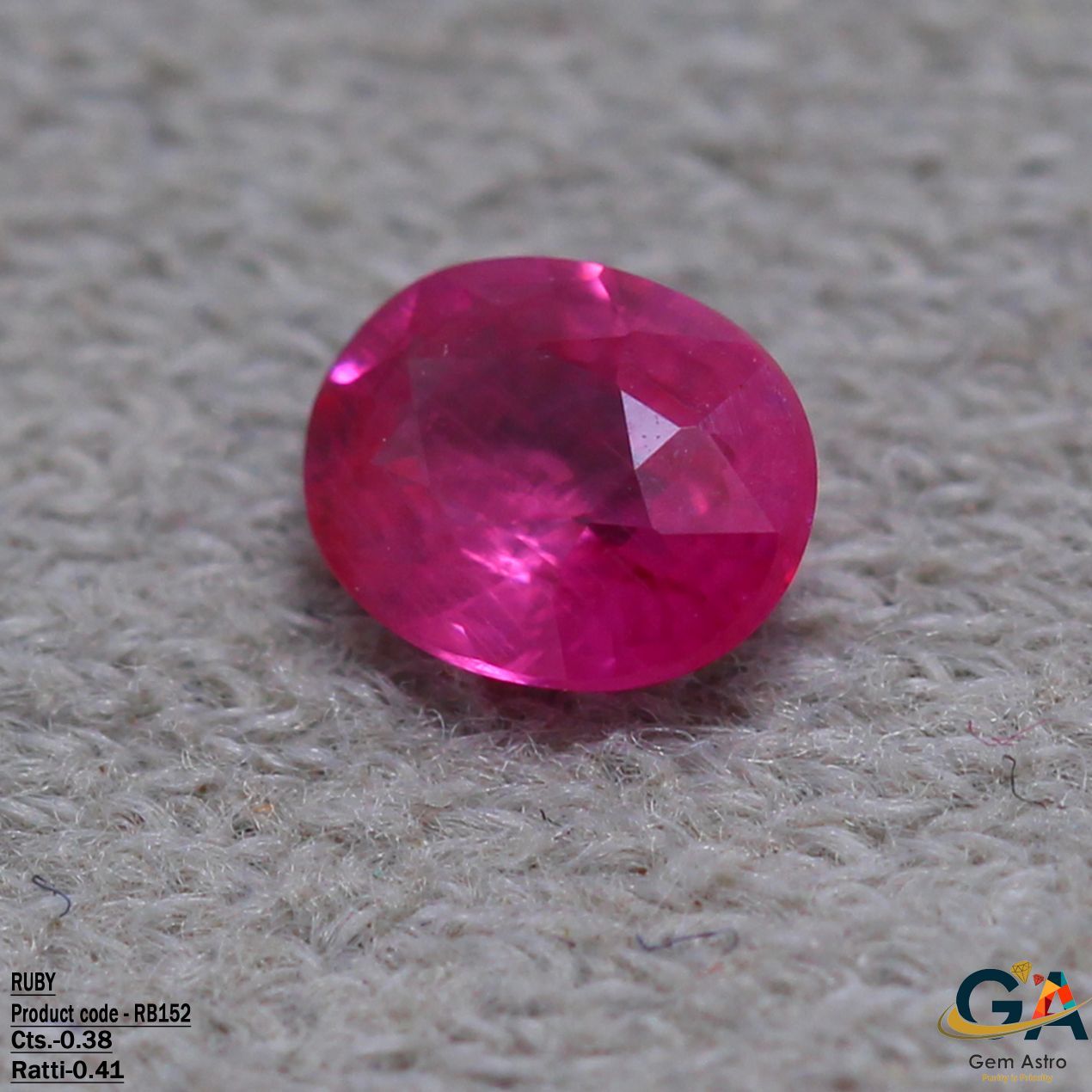 RB152.jpg Ruby 0.38 Carat (0.41 Ratti) - Image 1