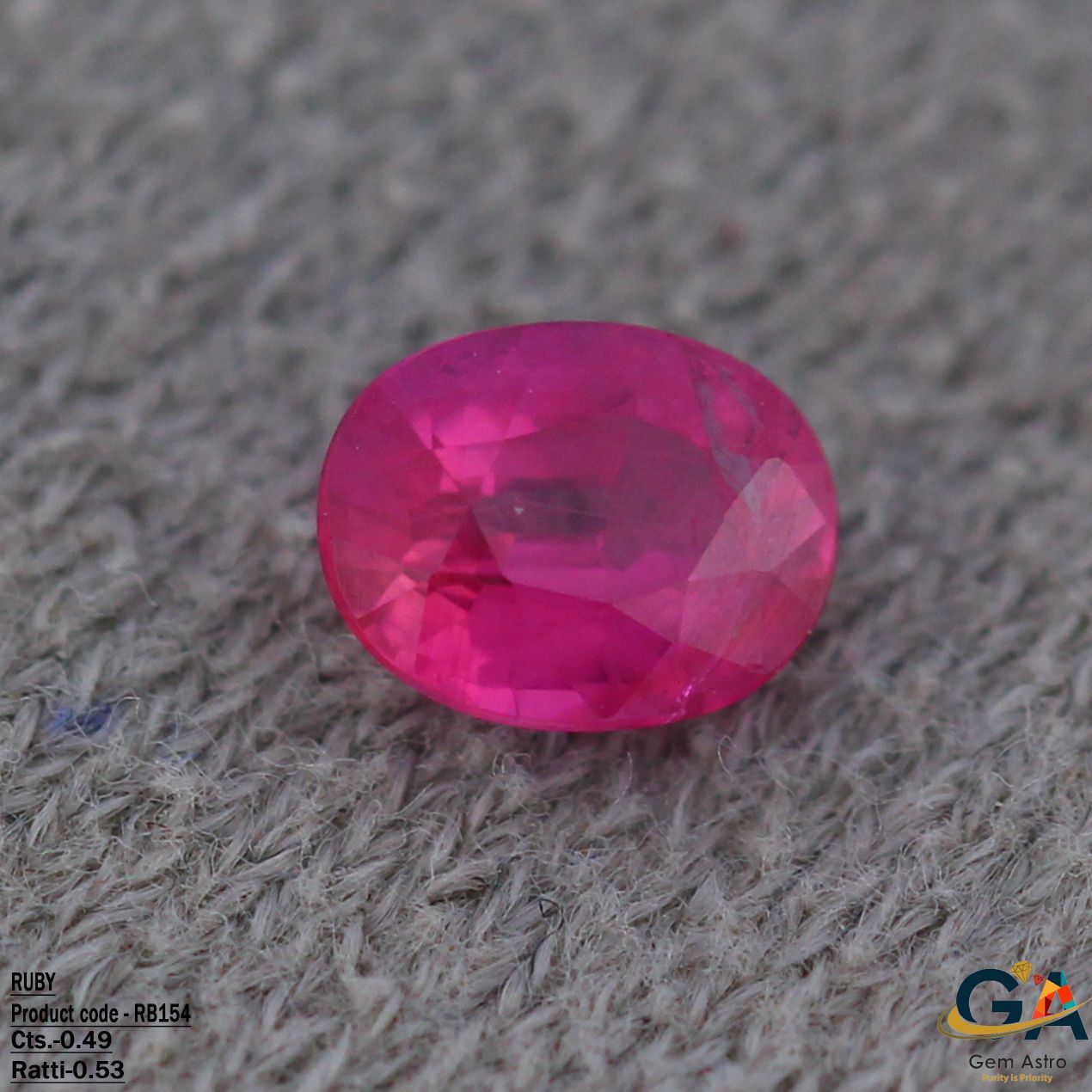 RB154.jpg Ruby 0.49 Carat (0.53 Ratti) - Image 1