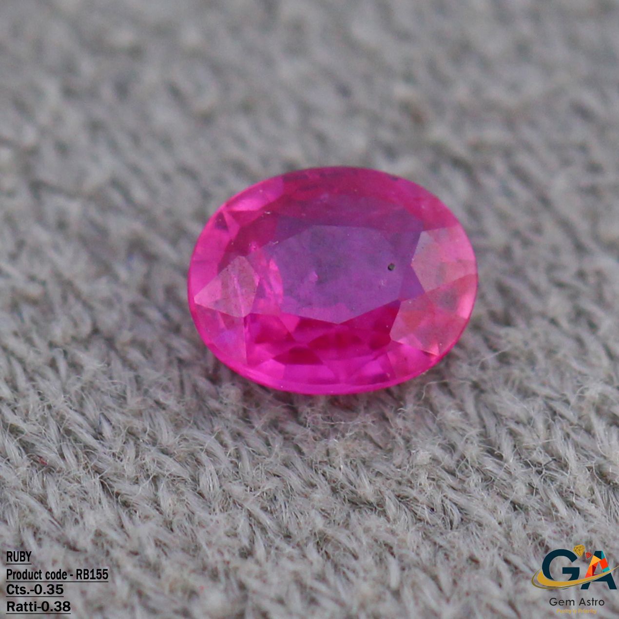 RB155.jpg Ruby 0.35 Carat (0.38 Ratti) - Image 1