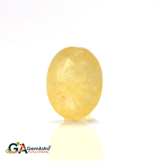 Yellow Sapphire gays 404 Yellow Sapphire 5.18 Carat (5.69 Ratti) - Image 1