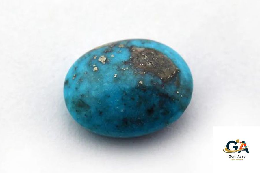 tr49-1-2.jpg Turquoise (Firoza) 5.52 Carat (6.13 Ratti) - Image 1