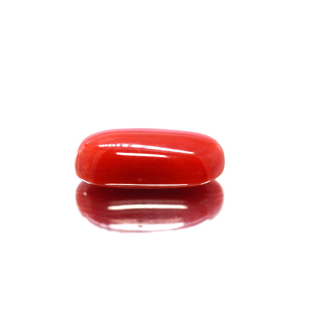 CL146 (1) Red Coral ( Italian Moonga) 5.62 Carat (6.18 Ratti) - Image 1