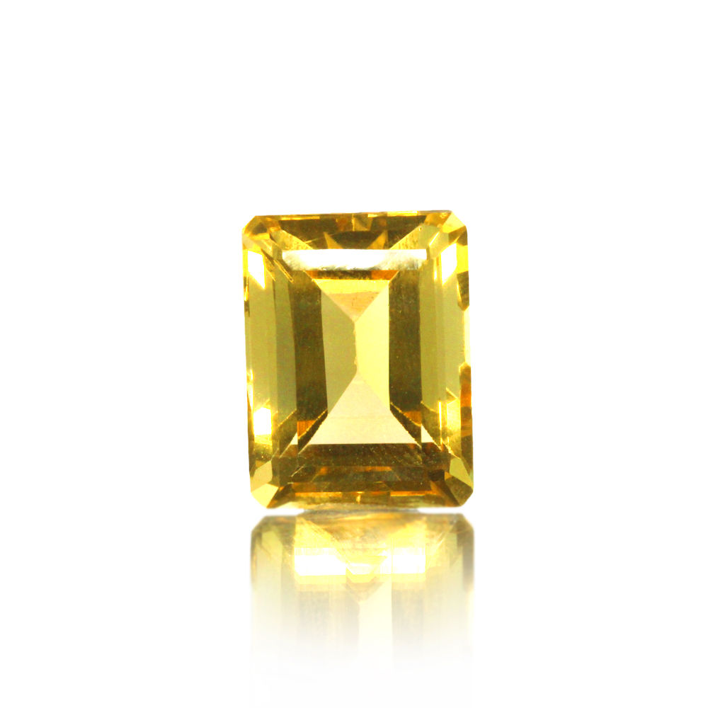 GACT10 (1) Yellow Citrine 6.82 Carat (7.50 Ratti) - Image 1