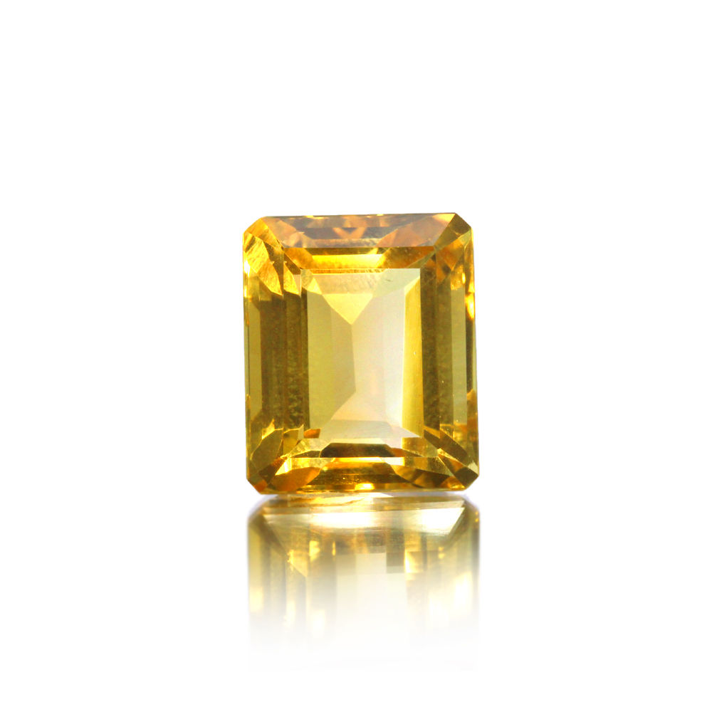 GACT5 (1) Yellow Citrine 9.91 Carat (10.90 Ratti) - Image 1