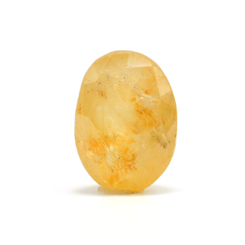 GAYS650 (1) Yellow Sapphire 7.18 Carat (7.90 Ratti Pukhraj) - Image 1