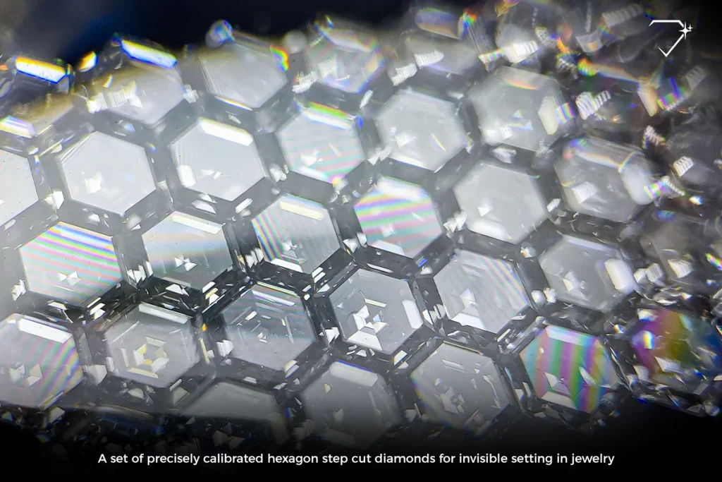 Hexagon Step Cut Calibrated