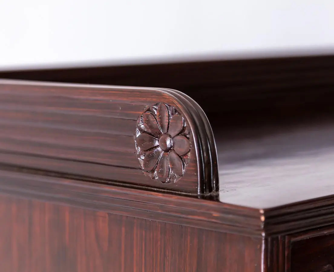 Antique Cupboards - British Colonial Rosewood Sideboard - The Past Perfect Collection- Singapore