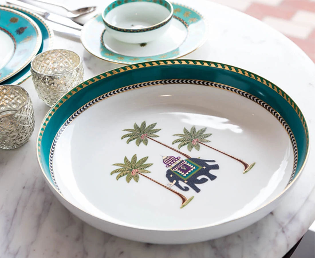 GE-001 3L Indus fine bone china l Good Earth l The Past Perfect Collection l Singapore