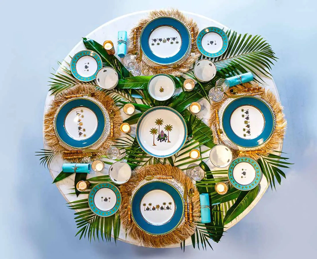 Indus Fine Bone China - Good Earth - The Past Perfect Collection - Singapore