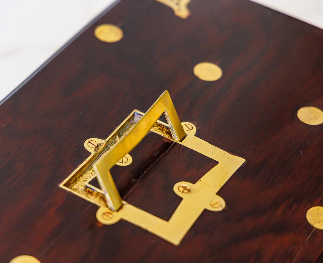 Antique Boxes - British Colonial Rosewood Storage Box - The Past Perfect Collection - Singapore