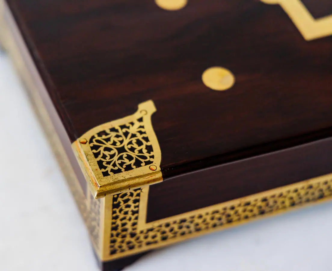 Antique Boxes - British Colonial Rosewood Storage Box - The Past Perfect Collection - Singapore