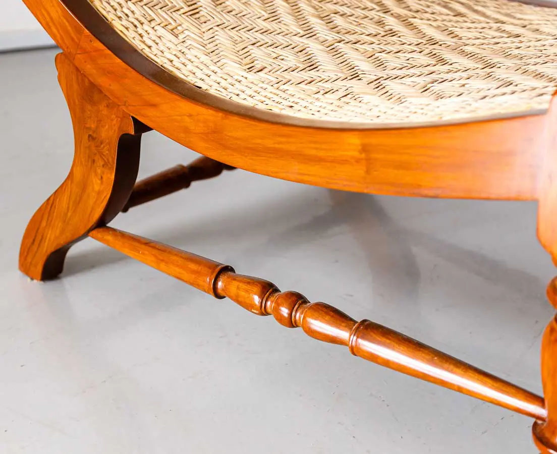 Antique British Colonial Teakwood Planter's Chair - The Past Perfect Collection - Singapore