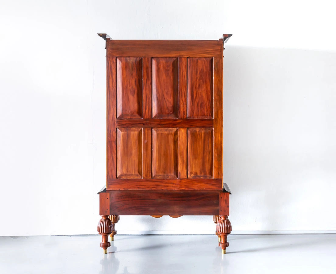 Antique Cupboards - Dutch Colonial Satinwood & Ebony Cupboard - The Past Perfect Collection - Singapore