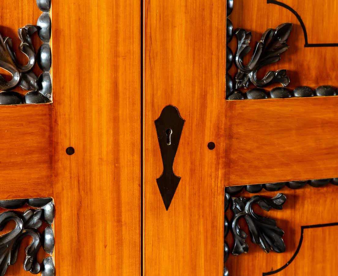 Antique Cupboards - Dutch Colonial Satinwood & Ebony Cupboard - The Past Perfect Collection - Singapore