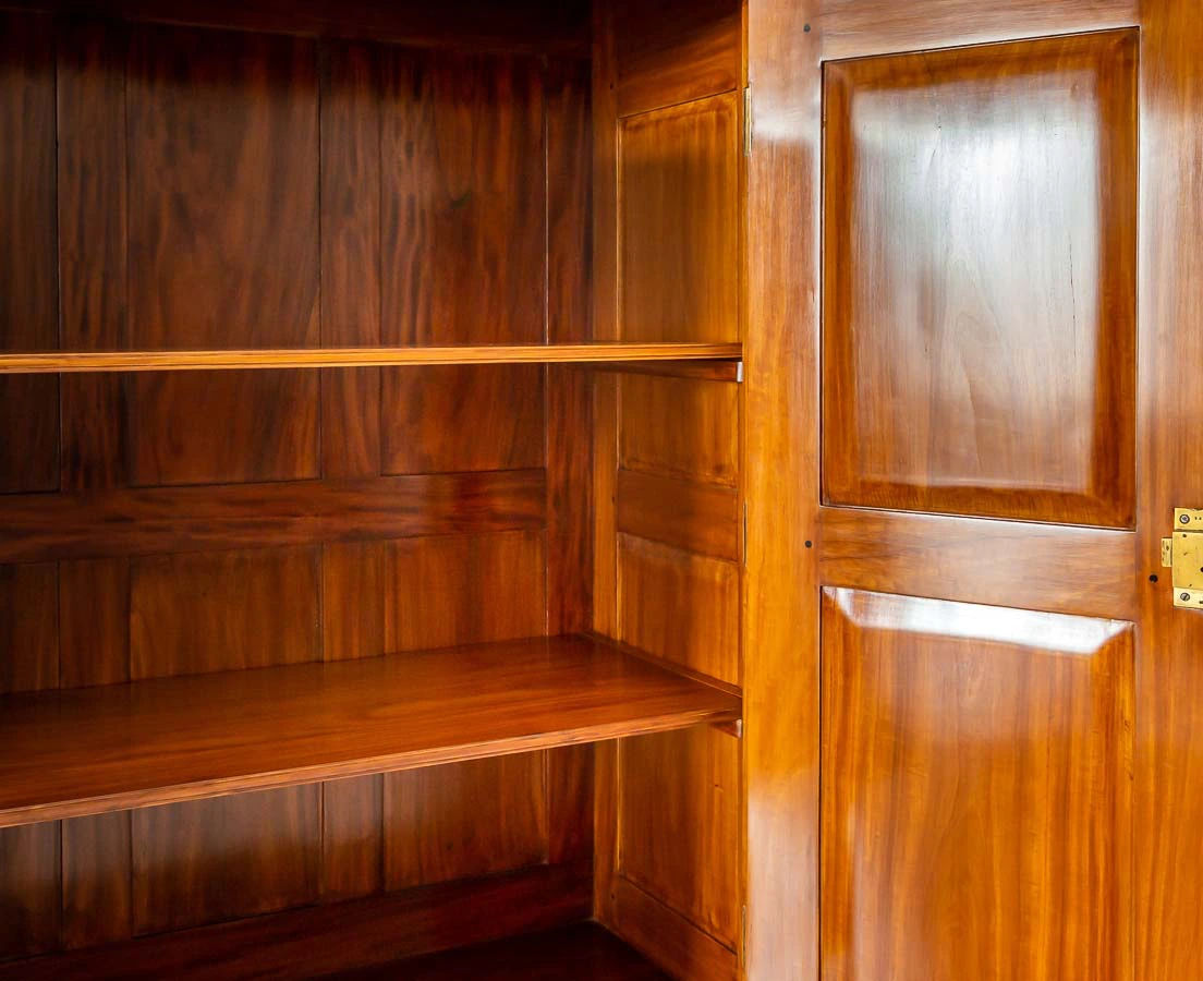 Antique Cupboards - Dutch Colonial Satinwood & Ebony Cupboard - The Past Perfect Collection - Singapore