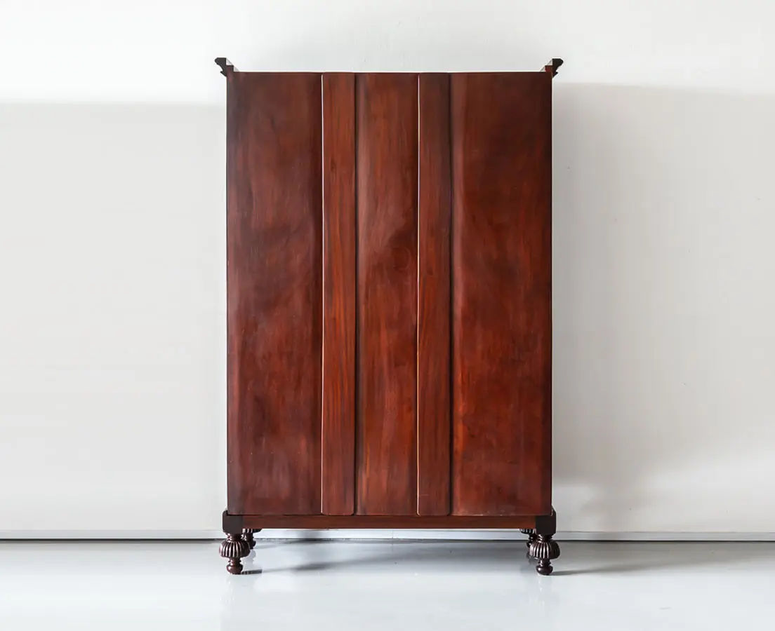 Antique Cupboards - Portuguese Colonial Rosewood Cupboard - The Past Perfect Collection - Singapore