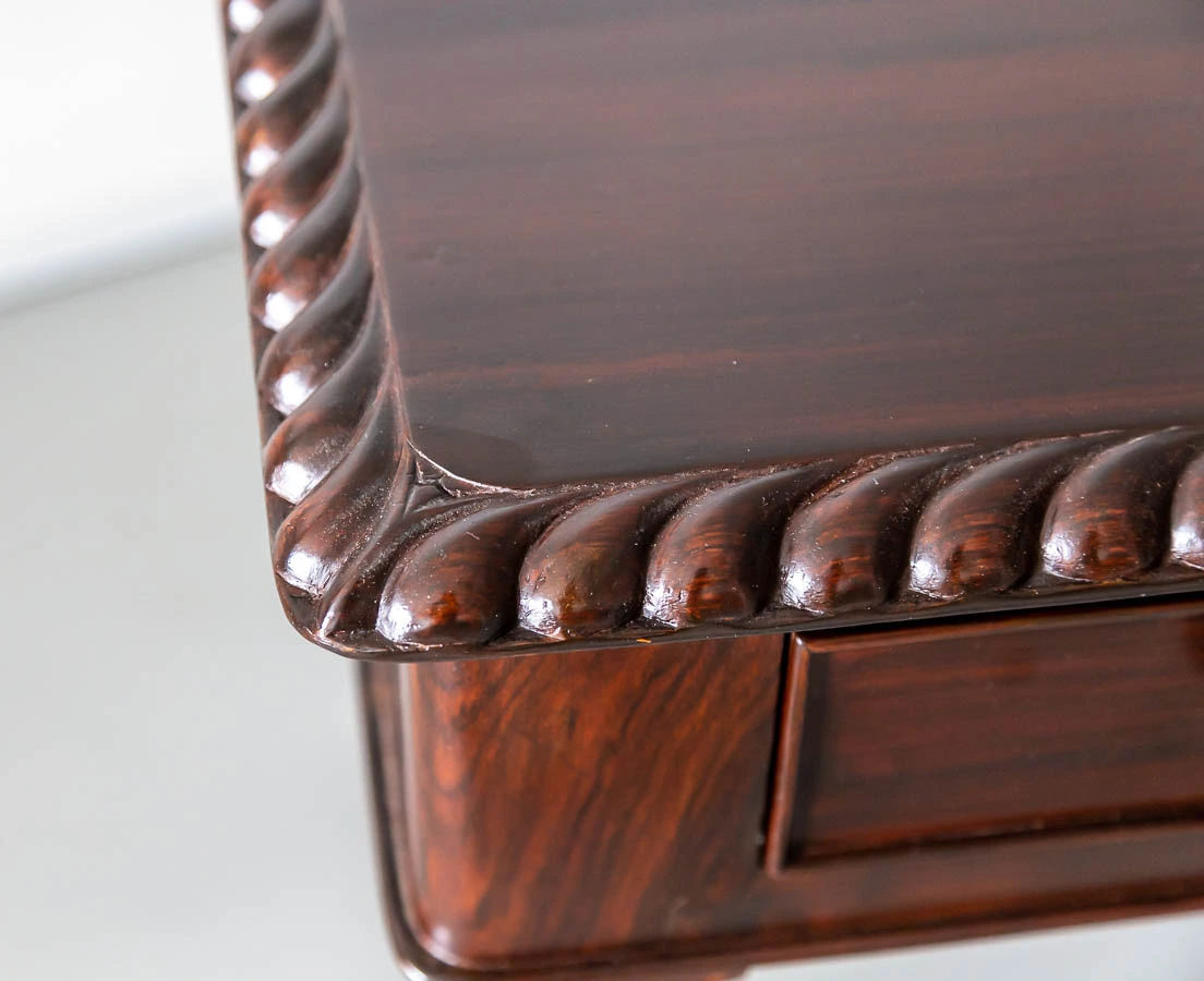 Antique Desks - British Colonial Rosewood Writing Desk - The Past Perfect Collection - Singapore