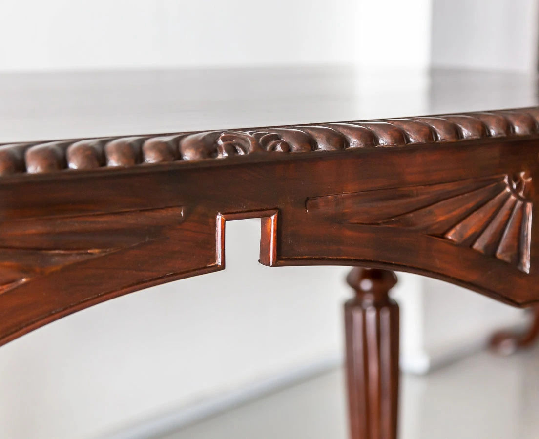Antique Desks - British Colonial Rosewood Writing Desk - The Past Perfect Collection - Singapore