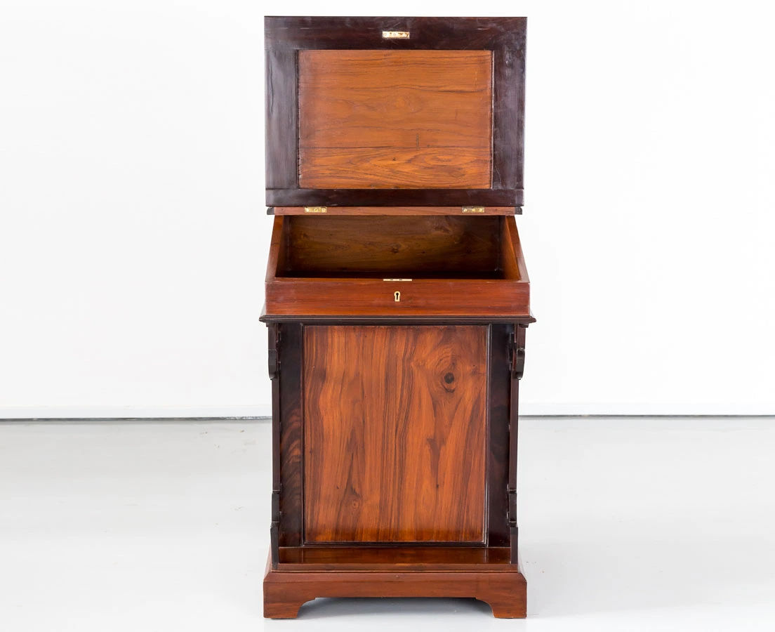 DSK-142 4L British colonial teakwood Davenport desk l The Past Perfect Collection l Singapore