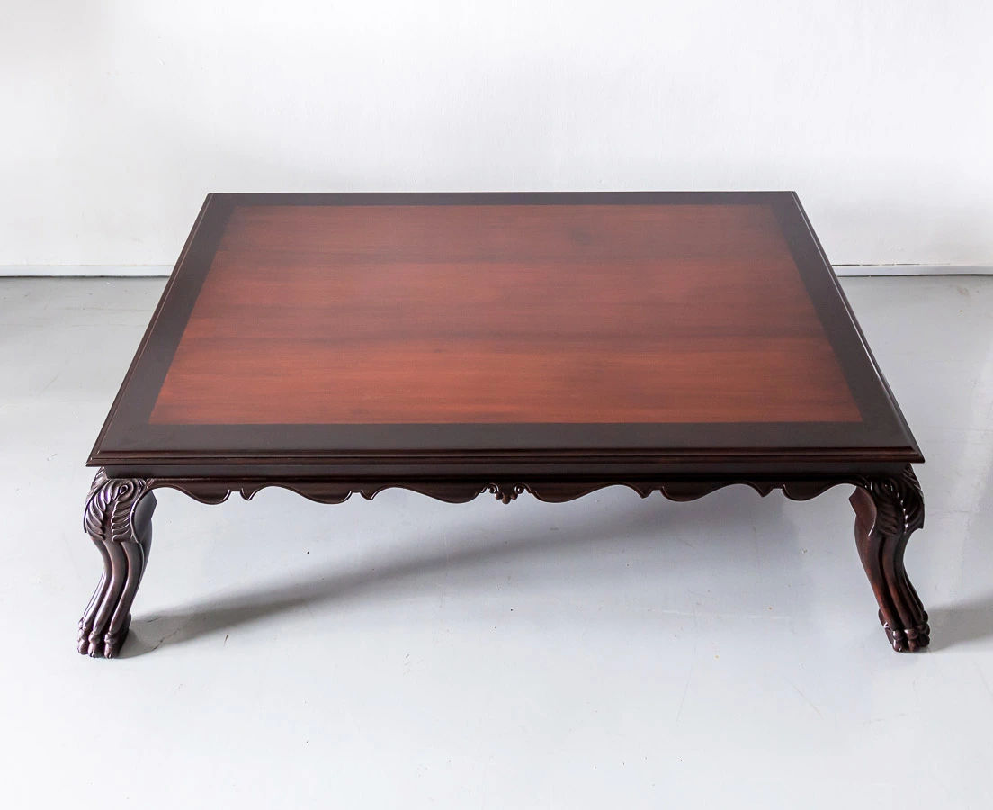 Antique Tables - British Colonial Rosewood Coffee Table - The Past Perfect Collection - Singapore