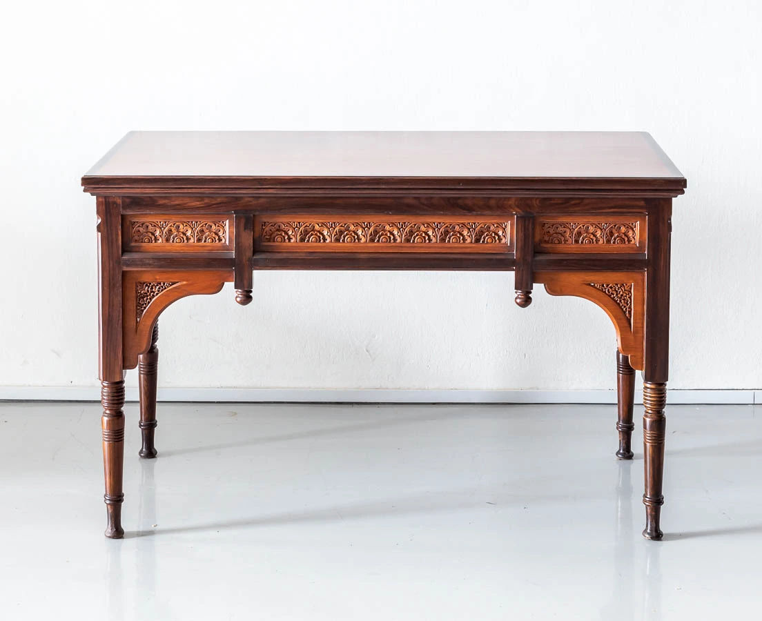 Antique Tables - Portuguese Colonial Teakwood Console Table - The Past Perfect Collection - Singapore