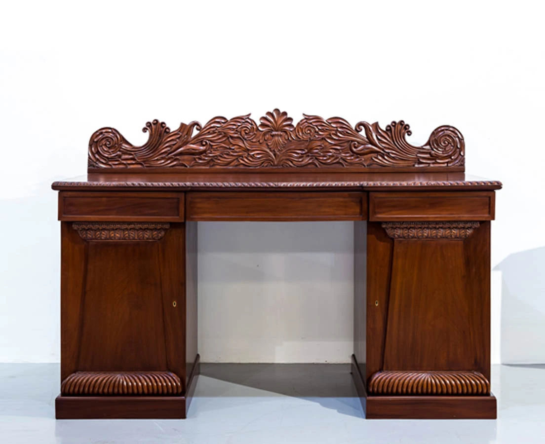 CUP-367 1L British colonial mahogany sideboard l The Past Perfect Collection l Singapore