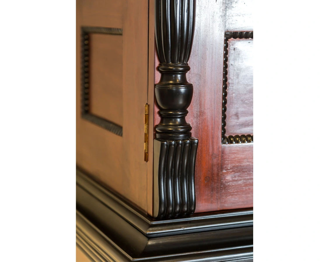 CUP-377 5L Dutch Colonial Mahogany & Ebony Cupboard l The Past Perfect Collection l Singapore